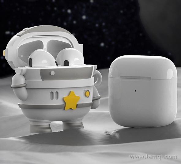 宇航员TWS蓝牙耳机带保护套